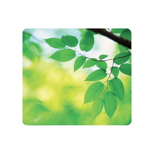 FELLOWES EARTH SERIES MOUSE MAT RECYCLED LEAF PRINT 5903801