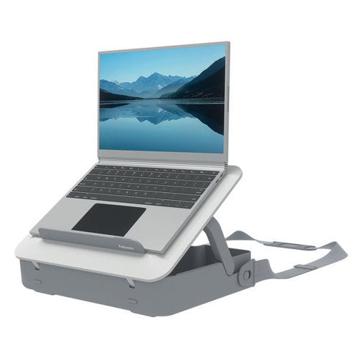 FELLOWES BREYTA LAPTOP 2 IN 1 CARRY CASE/LAPTOP RISER WHITE
