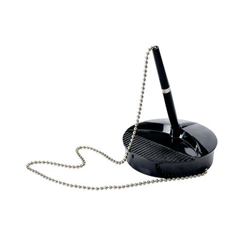 FELLOWES BALLPOINT PEN AND CHAIN BLACK 98215-99