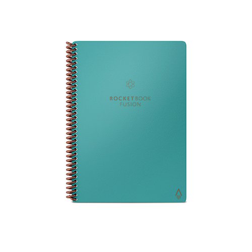 ROCKETBOOK FUSION EXECUTIVE SET REUSABLE PAPER A5 TEAL 51591
