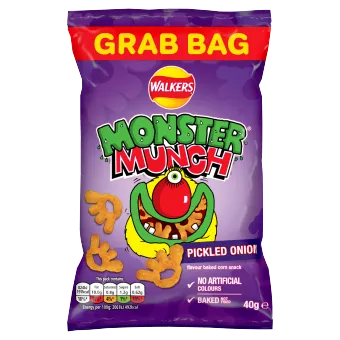 MONSTER MUNCH PICKLED ONION (40g) x 35