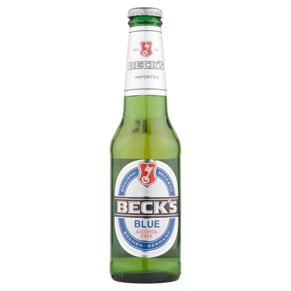 BECK'S BLUE ALCOHOL FREE BEER - GLASS BOTTLES (275ml) x 24