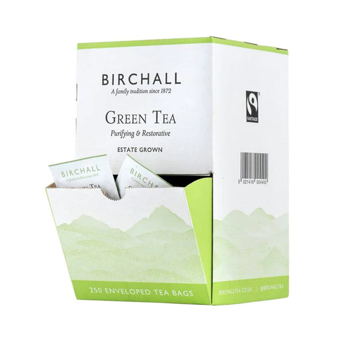 BIRCHALL GREEN TEA ENV PLANT BASED TEA BAGS (250 bags)