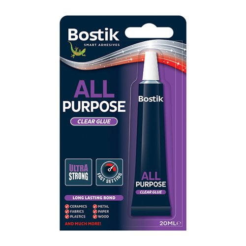BOSTIK ALL PURPOSE ADHESIVE 20ML CLEAR (6 PACK) 30813296