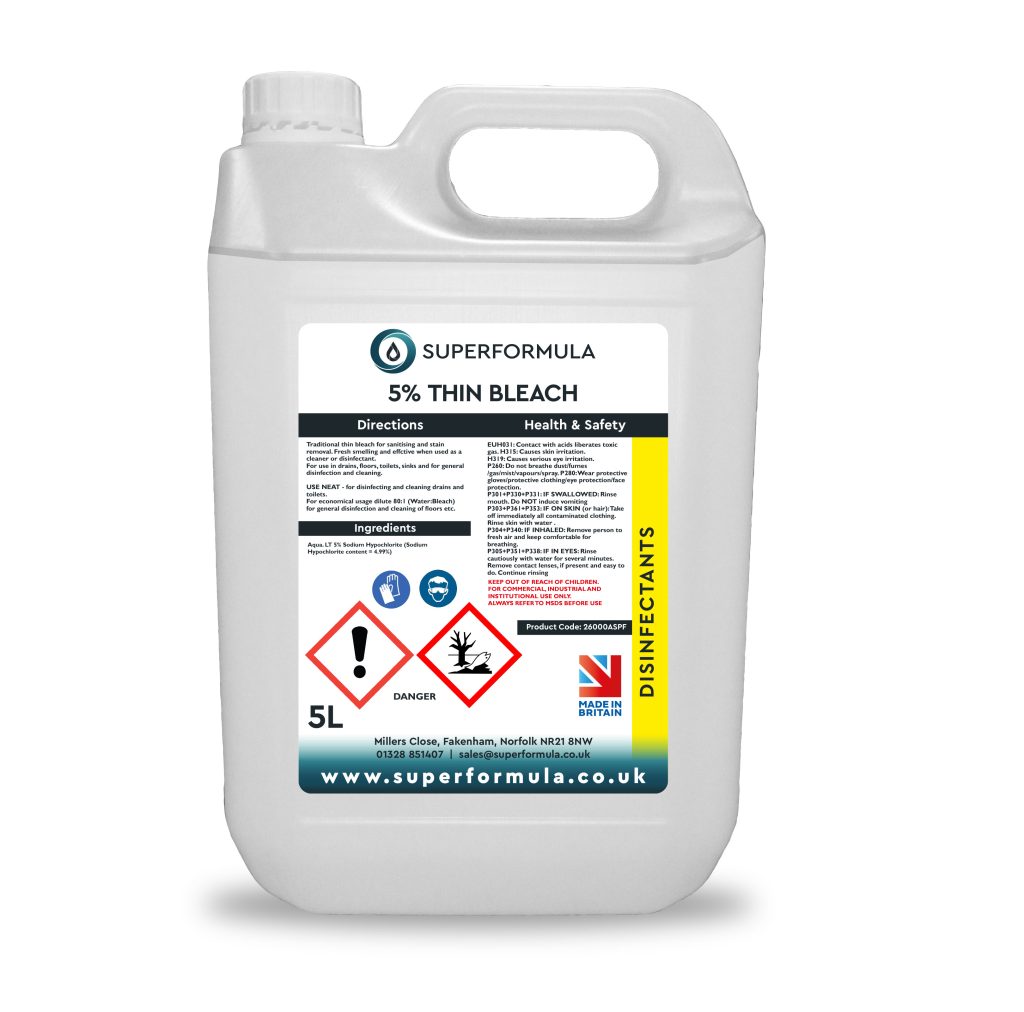 LARGE BLEACH BOTTLE (5L)