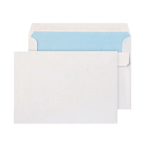 BLAKE PURELYEVERYDAY C6 90GSM SELF SEAL WHITE ENVELOPES (PAC