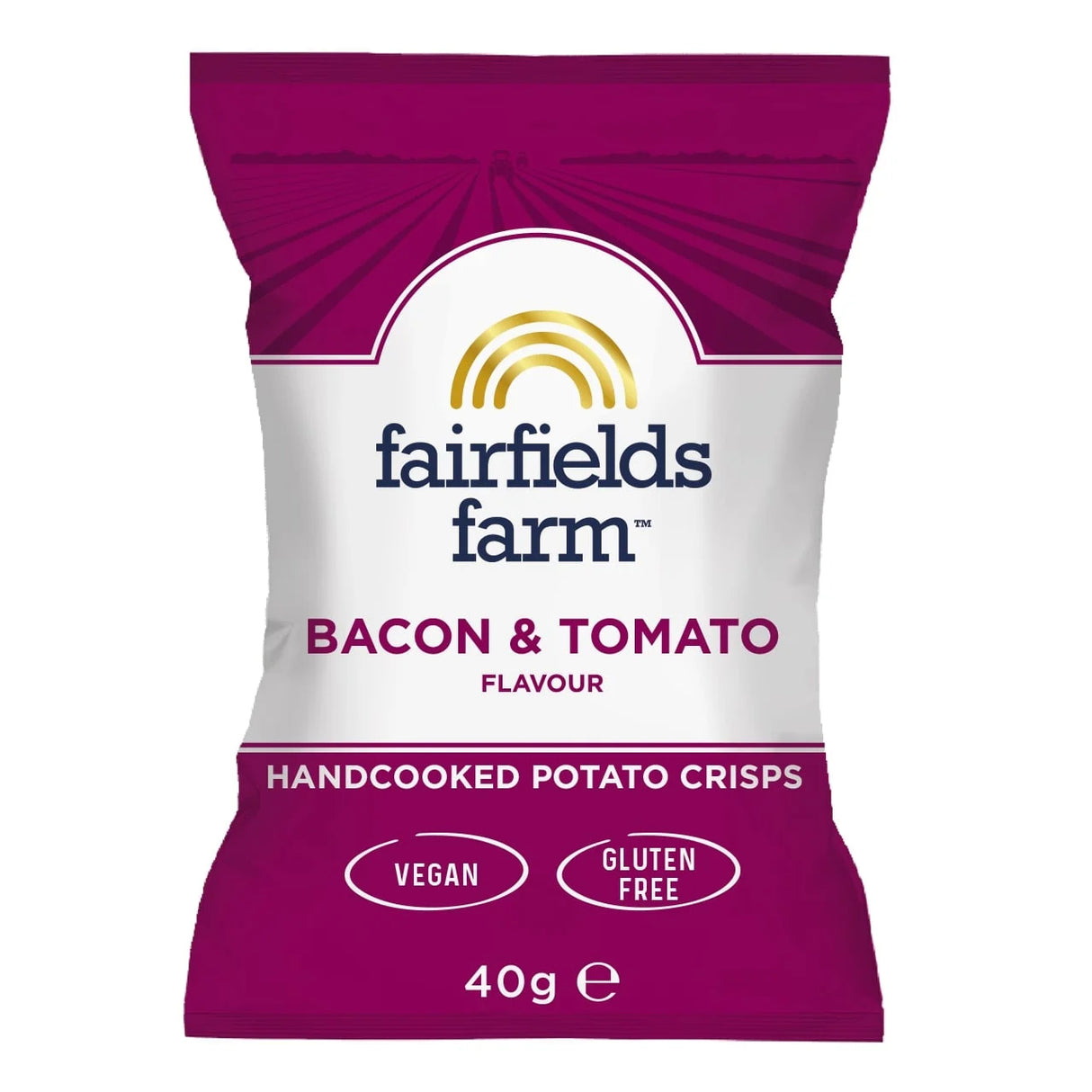 FAIRFIELDS FARM CRISPS BACON&TOMATO (40g) x 36