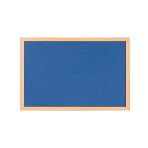 BI-OFFICE EARTH FELT NOTICE BOARD 1200X900MM BLUE RFB1443233