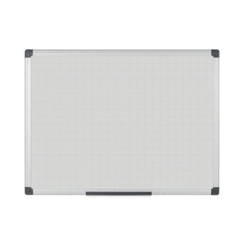 BI-OFFICE MAYA MAGNETIC WHITEBOARD GRIDDED 900X600MM MA03471