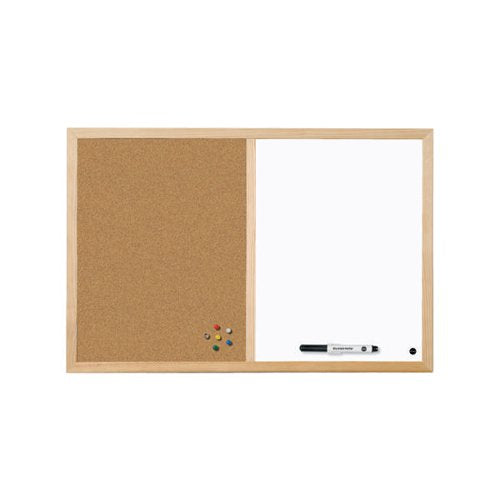 BI-OFFICE CORK AND DRYWIPE COMBINATION BOARD 900X600MM MX070