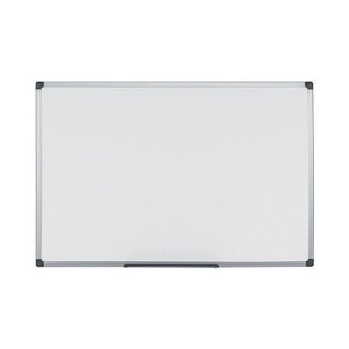 BI-OFFICE ALUMINIUM FINISH MAGNETIC WHITEBOARD 1200X900MM MB