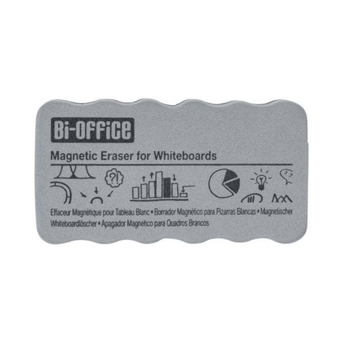 BI-OFFICE WHITE LIGHTWEIGHT MAGNETIC ERASER AA0105