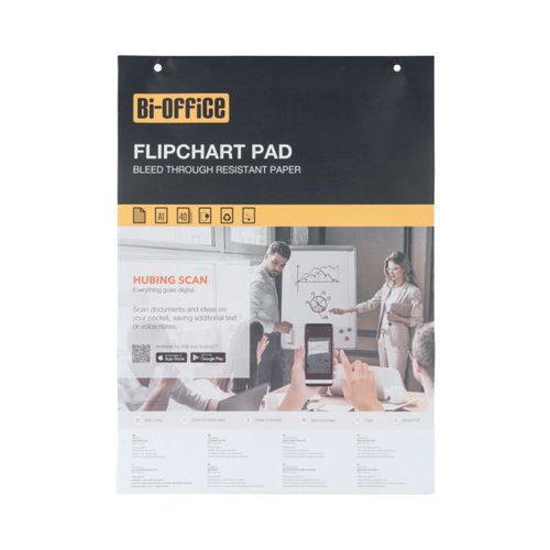 BI-OFFICE GRIDDED FLIPCHART PAD 40 SHEET A1 (PACK OF 5) FFL0