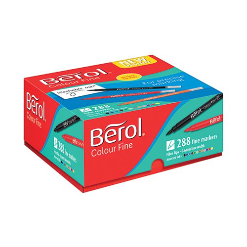 BEROL COLOUR FINE CLASS ASSORTED (PACK OF 288) 2057601