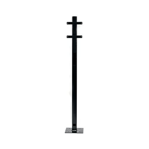 EVEC MOUNTING POST FOR 1X WALL MOUNT CHARGER STEEL BLACK SCP
