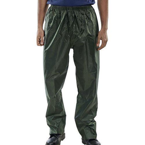 BEESWIFT NYLON B-DRI TROUSERS OLIVE GREEN M NBDTOM