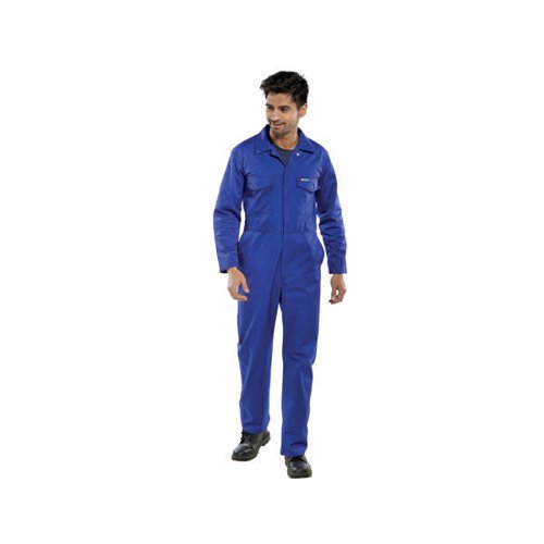 BEESWIFT CLICK POLYCOTTON BOILERSUIT ROYAL BLUE 32 INCH PCBS
