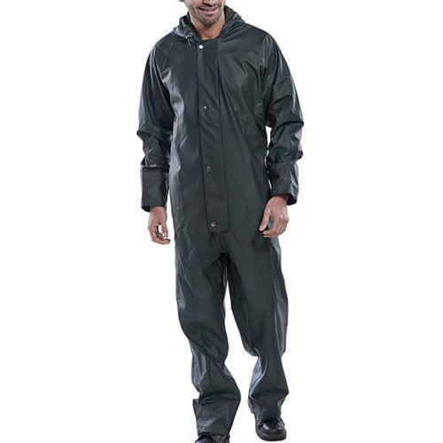 BEESWIFT SUPER B-DRI PU COVERALL OLIVE GREEN 2XL SBDCO2XL