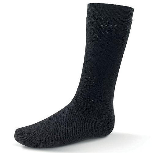 BEESWIFT THERMAL TERRY SOCKS ONE SIZE 1PR BLACK ONE SIZE TS