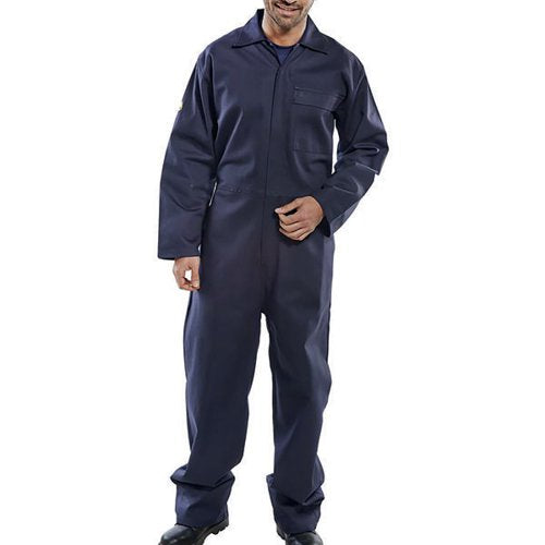 BEESWIFT FIRE RETARDANT BOILERSUIT NAVY BLUE 54 CFRBSN54