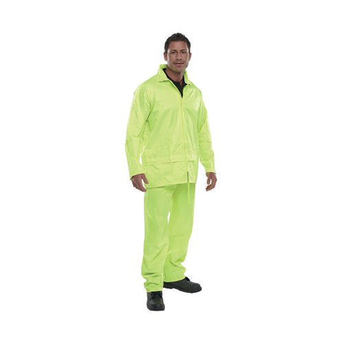 BEESWIFT NYLON B-DRI WEATHERPROOF SUIT SATURN YELLOW MEDIUM