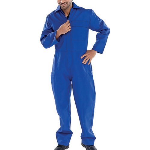 BEESWIFT FIRE RETARDANT BOILERSUIT ROYAL BLUE 42 CFRBSR42