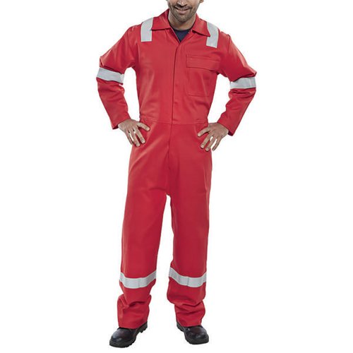 BEESWIFT FIRE RETARDANT BOILERSUIT NORDIC DESIGN RED 44 CFRB