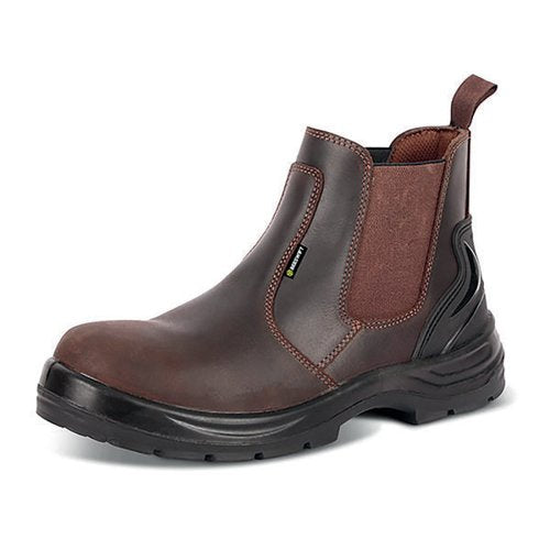 BEESWIFT CLICK S3 PUR SAFETY DEALER BOOTS 1PR BROWN 10.5 CTF