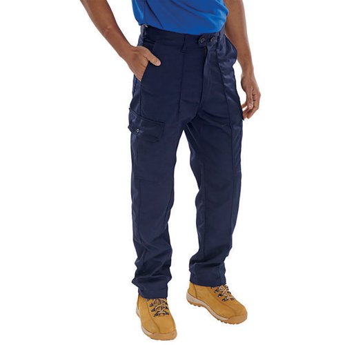 BEESWIFT SUPER CLICK DRIVERS TROUSERS NAVY BLUE 28T PCTHWN28