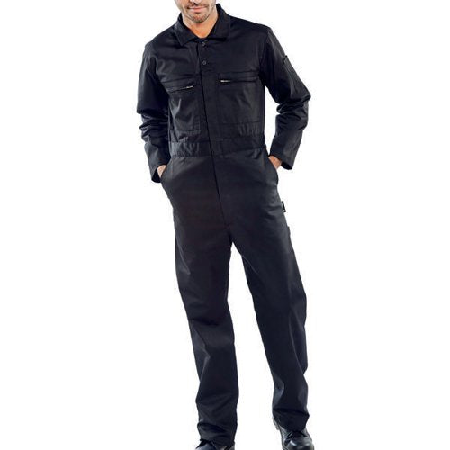 BEESWIFT SUPER CLICK HEAVYWEIGHT BOILERSUIT BLACK 50 PCBSHWB