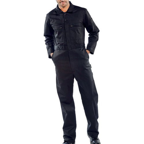BEESWIFT SUPER CLICK HEAVYWEIGHT BOILERSUIT BLACK 54 PCBSHWB