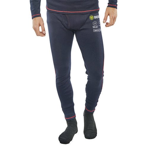 BEESWIFT ARC COMPLIANT LONG JOHNS UNDER GARMENT NAVY BLUE 2X