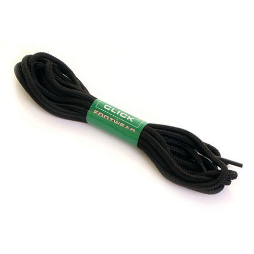 BEESWIFT CLICK ROUND BOOT LACE (PACK OF 10) BLACK 140CM CRL1