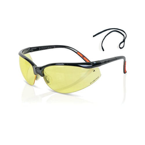 BEESWIFT HIGH PERFORMANCE LENS SAFETY SPECTACLES YELLOW ZZ00