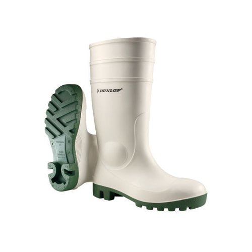 DUNLOP PROTOMASTER SAFETY WELLINGTON 1 PAIR WHITE 10.5