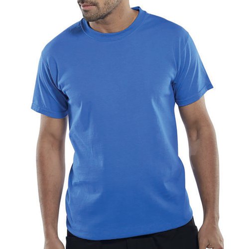 BEESWIFT CLICK HEAVYWEIGHT COTTON T-SHIRT ROYAL BLUE S CLCTS