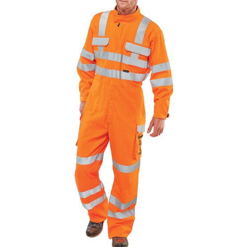 BEESWIFT ARC COMPLIANT RIS COVERALL ORANGE 50T CARC153OR50T
