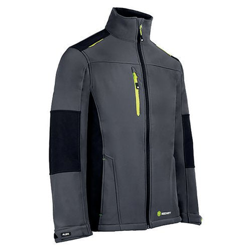 BEESWIFT FLEXSOFTSHELL JACKET TWO-TONE GREY/BLACK 4XL SFSJGY