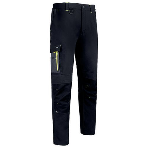 BEESWIFT FLEXWORKWEAR TROUSERS BLACK/GREY 38S SFTBLGY38S