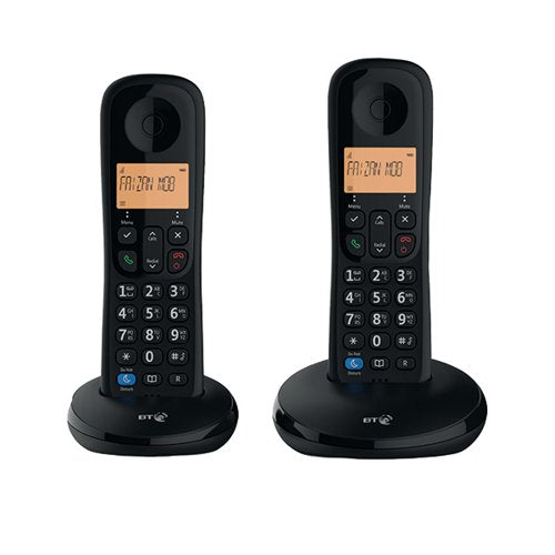BT EVERYDAY DECT PHONE TWIN 10 HOURS TALK TIME OR 100 HOURS STANDBY 90662