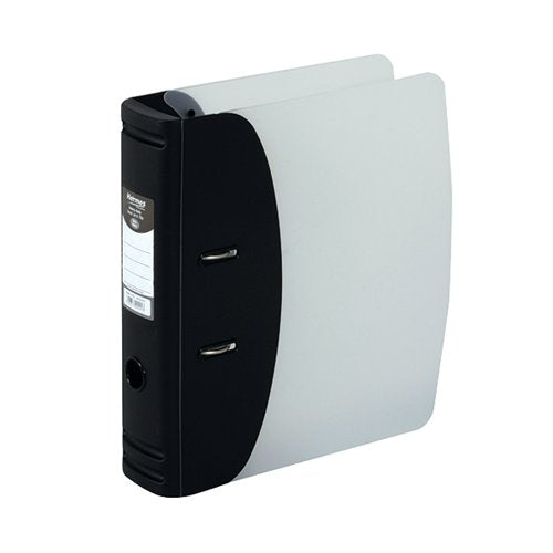 HERMES LEVER ARCH FILE HEAVY DUTY A4 78MM CAPACITY BLACK 832