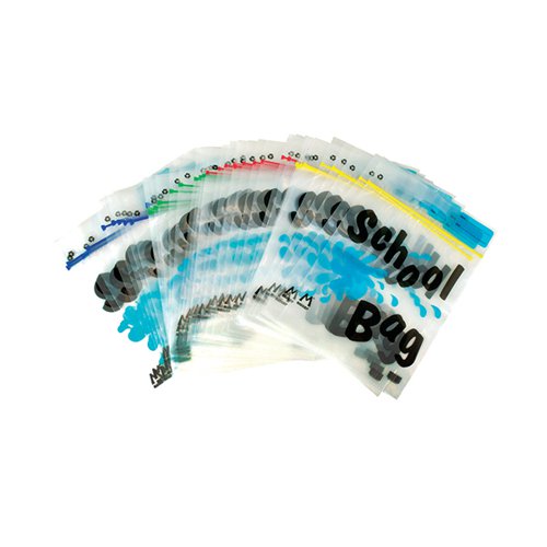 BDS MAXIGRIP SCHOOL BAG A4 CLEAR (PACK OF 40) HEMSBA4