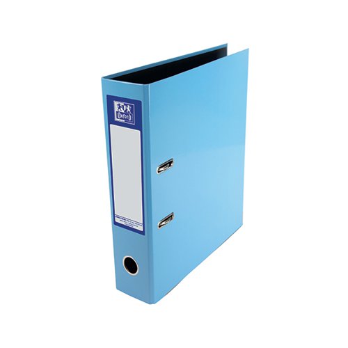 OXFORD 70MM LEVER ARCH FILE LAMINATED A4 LIGHT BLUE 40013243