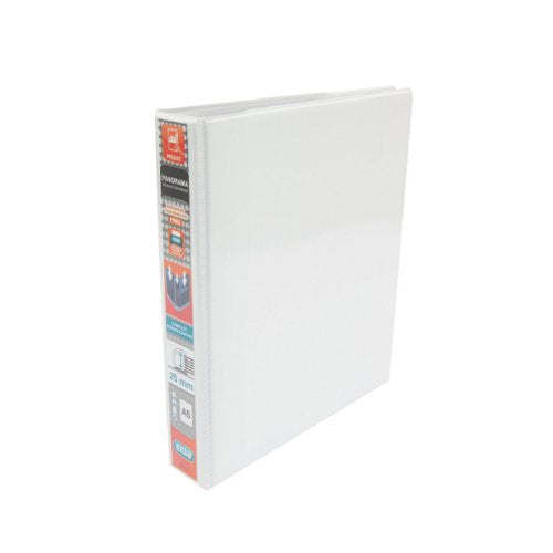 ELBA PANORAMA 25MM 2 D-RING PRESENTATION BINDER A5 WHITE (6