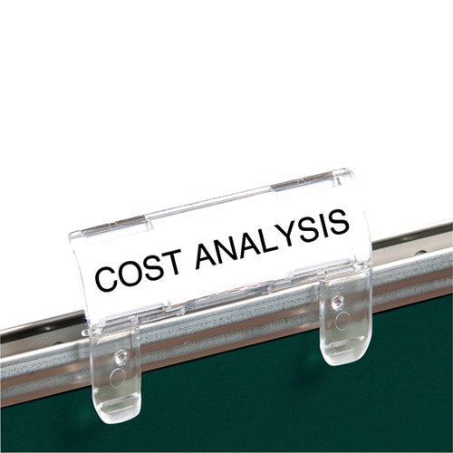 ELBA SUSPENSION FILES TABS RIGID PLASTIC (50 PACK) 100330216