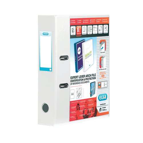 ELBA VISION 70MM LEVER ARCH FILE A4 WHITE 100080894