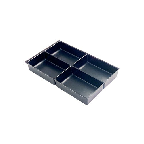 BISLEY MULTIDRAWER INSERT TRAY PLASTIC 4 COMPARTMENTS 360X260X58MM 227P5