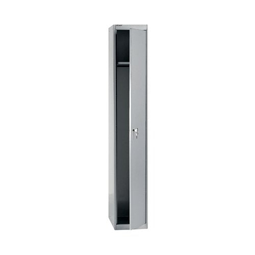 BISLEY 1 DOOR LOCKER 305X305X1802MM GOOSE GREY CLK121 GOOSE