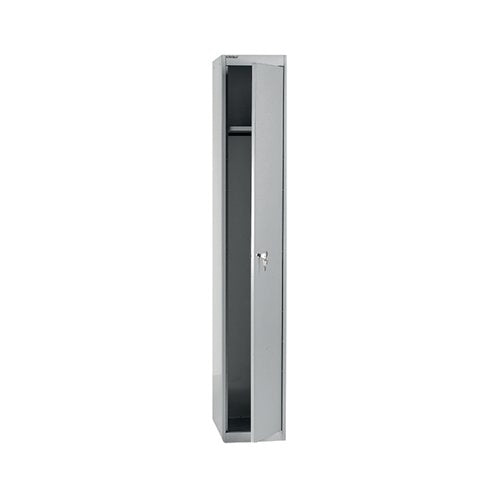 BISLEY 1 DOOR LOCKER 305X457X1802MM GOOSE GREY CLK181 GOOSE