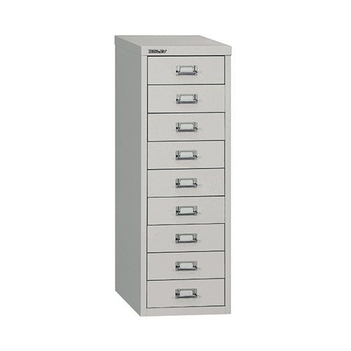BISLEY 9 MULTIDRAWER CABINET A4 290X420X860MM GREY H399NL-073